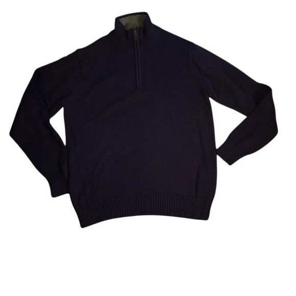 OSCAR DE LA RENTA 1/2 ZIP QUARTER ZIP SWEATER - Picture 6 of 6